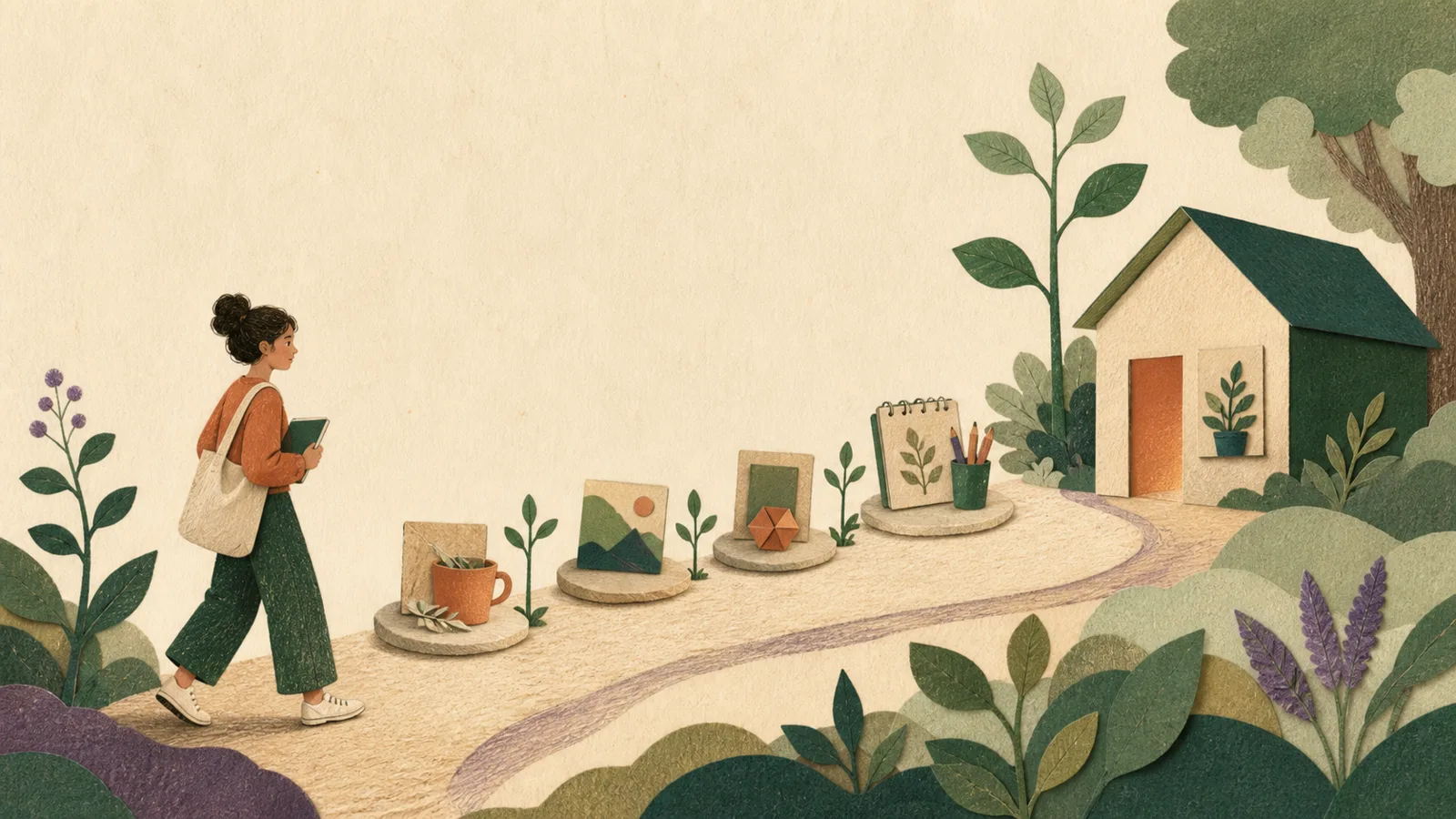 A learning journal showing steady progress through skills and practice